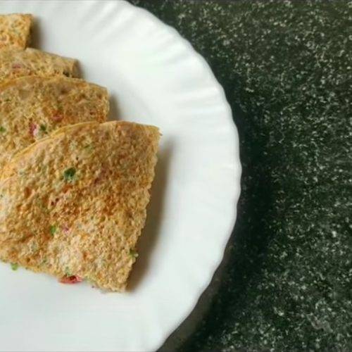 Recipe - Oats Capsicum Omelette - Pre Workout Meals - FOODFACT