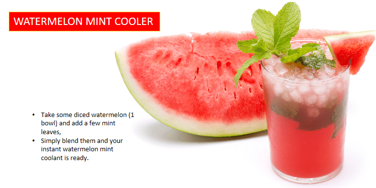 Watermelon Mint Cooler - FOODFACT