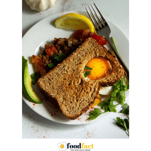 Eggs & Lentils on toast - Best Breakfast for Diabetics